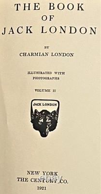 Charmian London / THE BOOK OF JACK LONDON 2 VOLUMES Signed 1st Edition 1921