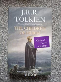 Children Of Hurin J R R Tolkien First Edition Unread Signed Copy Alan Lee 2007