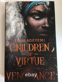Children of Virtue and Vengeance by Tomi Adeyemi. Signed, 1st Edition, 1st Print