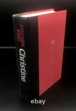 Christine Stephen King SIGNED & INSCRIBED True 1st/1st Edition RARE NICE