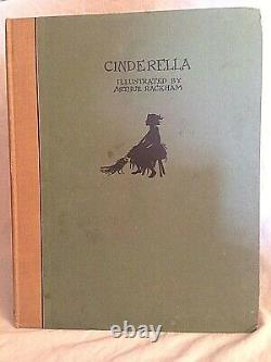 Cinderella 1st/1st 1919 SIGNED by Arthur Rackham Scarce Limited Ed 744/850