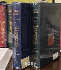 Clive Barker Abarat 1 & 2 SIGNED/LIMITED Edition Shrinkwrap SO RARE! AMAZING ART