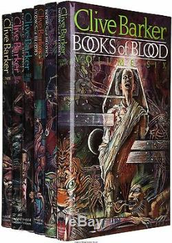 Clive Barker. Books of Blood Volumes I-VI. Signed 1st Editions. Mint