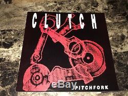 Clutch Rare Pitchfork Limited Edition Clear Color 7 Vinyl 45 Record 1991 Signed