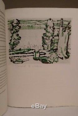 Colophon Quarterly Part 5 David B. Milne Hilltop original signed drypoint as new