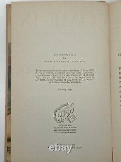 Come In and Other Poems SIGNED FIRST EDITION Robert FROST 1943