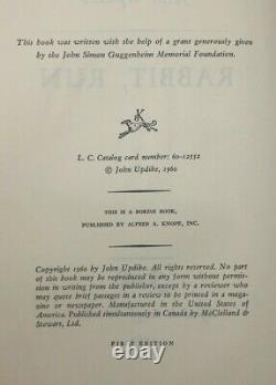 Complete Rabbit, Run Cycle John Updike 4 SIGNED True 1st/1st Editions
