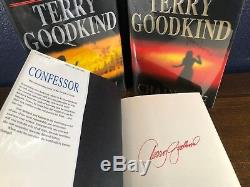 Complete Series SWORD OF TRUTH Terry Goodkind 3 SIGNED 1st/ First HC Lot Wizards