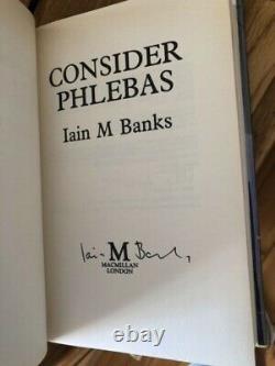 Consider Phlebas Iain M. Banks, 1st Fine & Signed! Exceedingly Rare A Classic