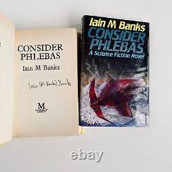 Consider Phlebas. SIGNED, 1st Edition, First Printing. Iain Banks