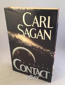 Contact-Carl Sagan 2 Books-SIGNED! -First Edition/1st Printing-1985-VERY RARE