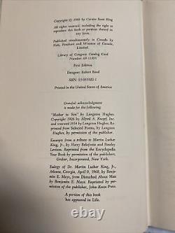 Coretta Scott KING / My Life with Martin Luther King Jr Signed 1st Edition 1969