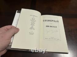 Cosmopolis SIGNED by Don DeLillo, 1st Edition / First Printing, 2003 HCDJ