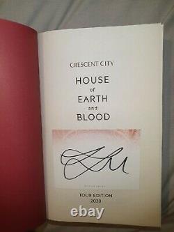 Crescent City House of Earth and Blood Tour Edition Signed Limited Exclusive