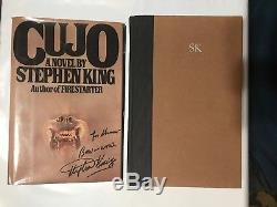 Cujo by Stephen King SIGNED 1981 First Edition Viking Hardcover withDJ