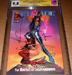 Cyblade/Shi #1 Special Edition CGC SS 9.8 SIGNED Silvestri Tucci 1st Witchblade