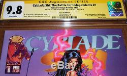 Cyblade/Shi #1 Special Edition CGC SS 9.8 SIGNED Silvestri Tucci 1st Witchblade