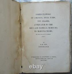 D. R. Hay A Nomenclature of Colours signed 1845 UK 1st