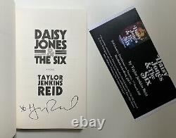 DAISY JONES & The SIX, Taylor Jenkins Reid SIGNED proof 1st/1st UK + Promo Stuff