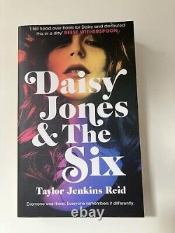 DAISY JONES & The SIX, Taylor Jenkins Reid SIGNED proof 1st/1st UK + Promo Stuff