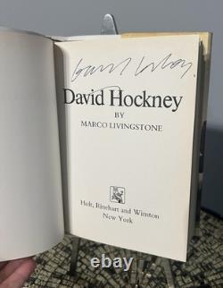 DAVID HOCKNEY 1ST AMER EDITION SIGNED 1 Owner FULL HISTORY LOA Excellent Cond