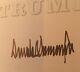DONALD TRUMP SIGNED LEATHER EASTON PRESS BOOK HOW TO GET RICH President USA MAGA