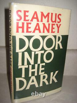 DOOR INTO THE DARK Seamus Heaney SIGNED 1st Edition POEMS Nobel Prize POETRY
