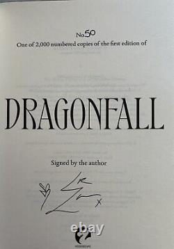 DRAGONFALL (Book 1 Of Trilogy) L. R. Lam SIGNED & Numbered 50/2000 1st/1st