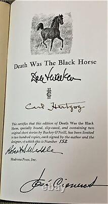 Dale L Walker / DEATH WAS THE BLACK HORSE Signed 1st Edition 1975