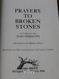 Dan Simmons. Prayers to Broken Stones. Signed 1st Edition. Mint