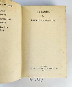 Daphne du Maurier Rebecca First Edition