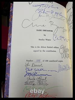 Dark Dreamers SIGNED by STEPHEN KING DEAN KOONTZ & C. BARKER + 23 OTHERS 1/345