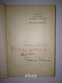 Dark Star by Lorna Moon Ltd 1st Ed 1929 Signed