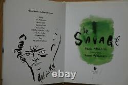 David Almond / Dave McKean The Savage signed remarqued 1st edition