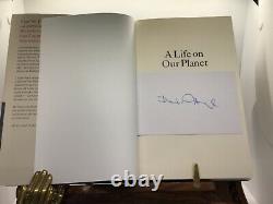 David Attenborough, A Life on Our Planet, Bookplate Signed, First Edition