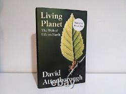 David Attenborough Living Planet The Web Of Life On Earth SIGNED EDITION HB