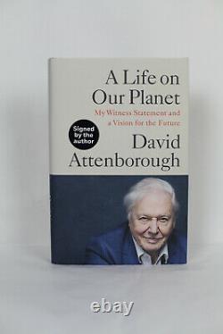 David Attenborough SIGNED A Life on Our Planet First Edition 1st Autograph