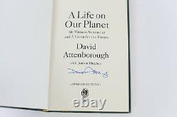 David Attenborough SIGNED A Life on Our Planet First Edition 1st Autograph