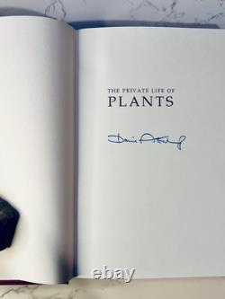 David Attenborough Signed 1st Edition & Print The Private Life Of Plants
