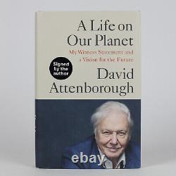 David Attenborough Signed A Life on Our Planet First Edition 1st Autograph 2020