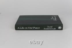 David Attenborough Signed A Life on Our Planet First Edition 1st Autograph 2020