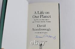 David Attenborough Signed A Life on Our Planet First Edition 1st Autograph 2020