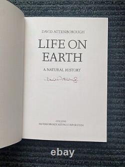 David Attenborough Signed- Life On Earth 1st Edition 1979 (No inscription)