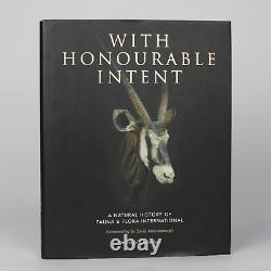 David Attenborough Signed With Honourable Intent First Edition 2017 Collins