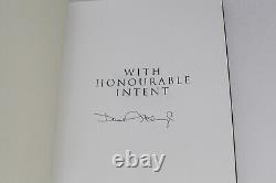 David Attenborough Signed With Honourable Intent First Edition 2017 Collins