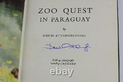 David Attenborough Signed Zoo Quest First Edition Set Guiana Dragon Lutterworth