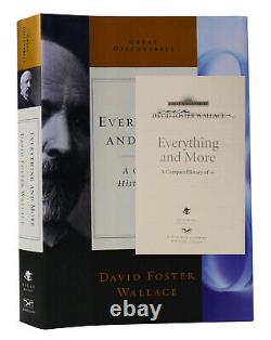David Foster Wallace EVERYTHING AND MORE Signed 1st Edition 1st Printing