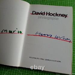 David Hockney SIGNED Photographs 1st 1982 First Edition Art Rare Book