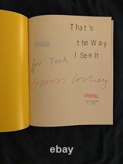 David Hockney THAT'S THE WAY I SEE IT Signed 1st/1st Edition 1993 NF/NF