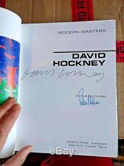 David Hockney by P. Clothier (Hardback, 1995) SIGNED RARE